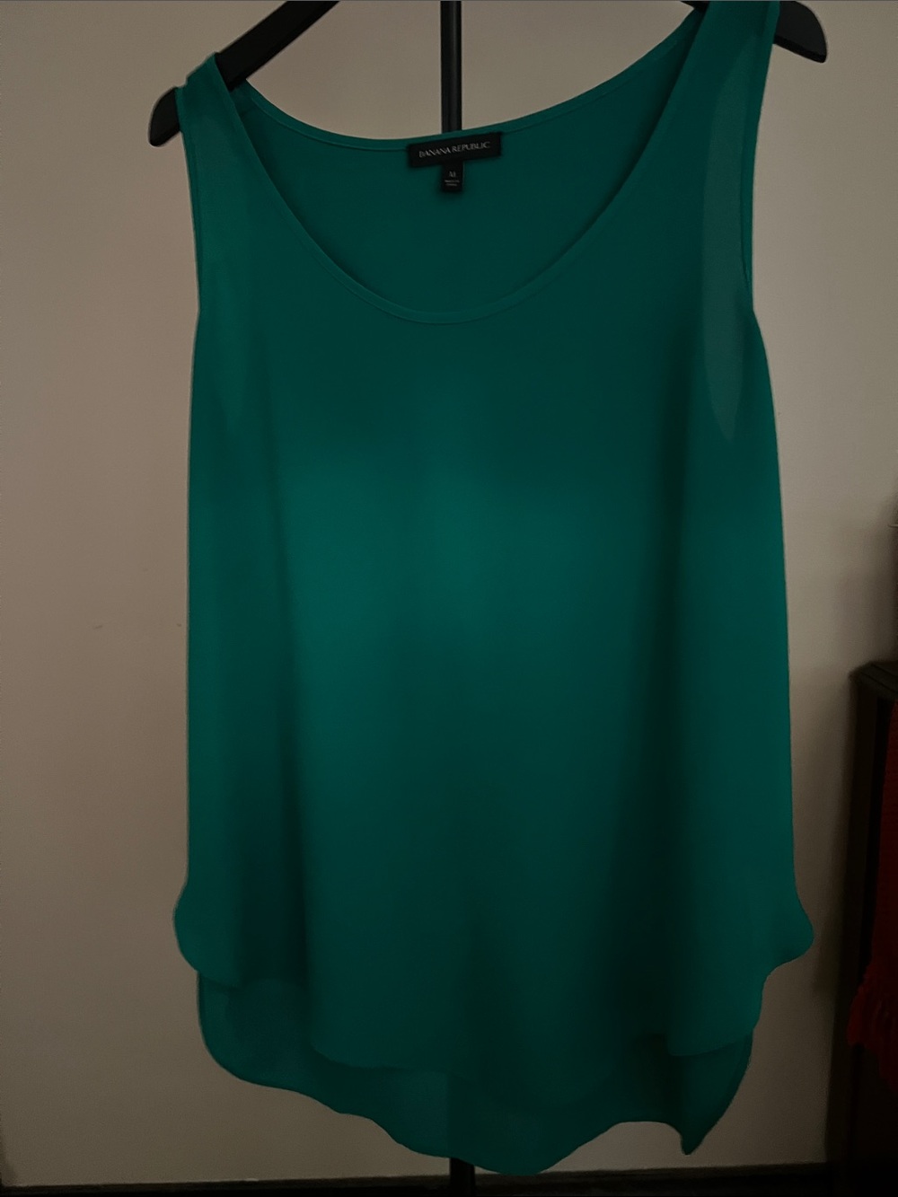 Banana Republic Teal Layered Sleeveless Camisole